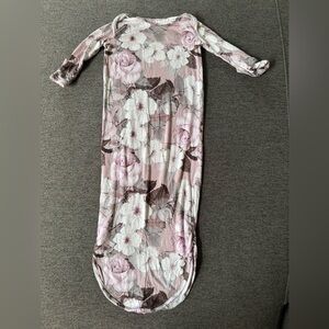 Posh Peanut Millicent bamboo viscose knotted baby Girl gown 0-3M